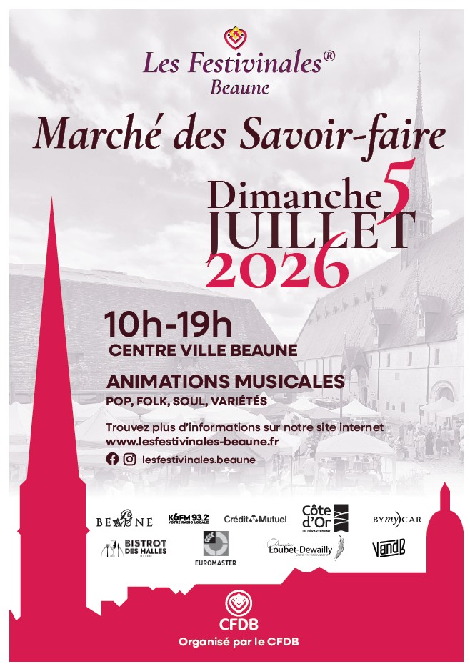 Beaune -Affiche marché 5 juillet 2026 version image