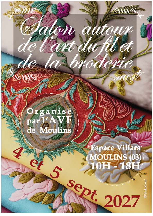Affiche Web Salon Moulins (Allier) 4 et 5 septembre 2027